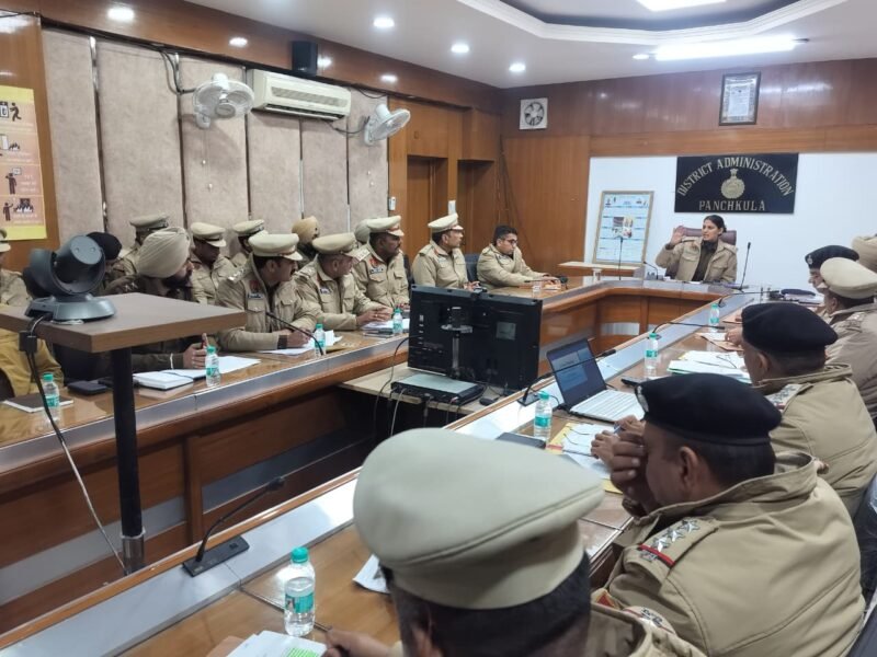 Panchkula Police Strategy for 2026: Crime Meeting Chaired by DCP, Complete Roadmap Finalised
